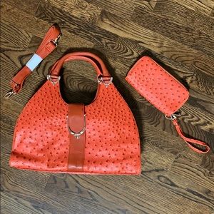 Vegan Orange Tote